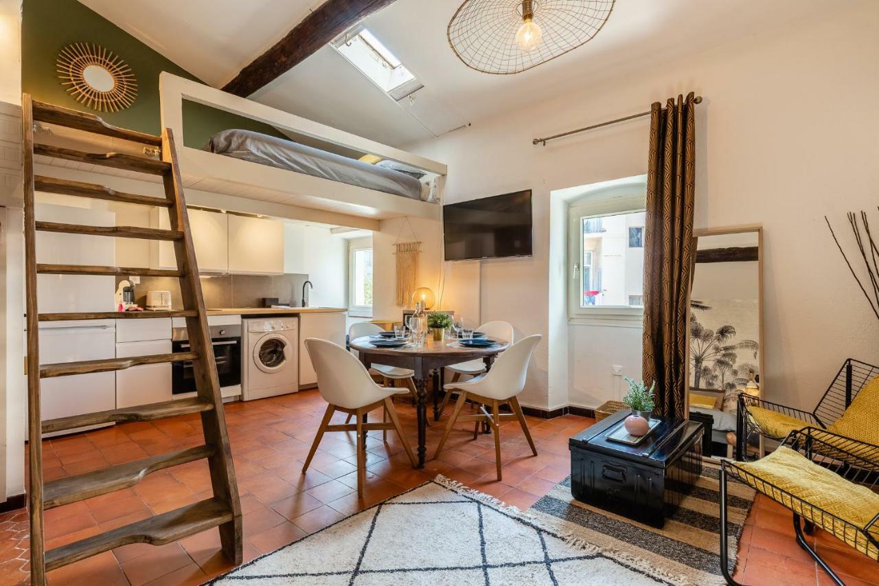Le Panier Enchante - Suites & Loft - Terrasse Et Patio Au Dessus Du Vieux Port Marseilles Buitenkant foto